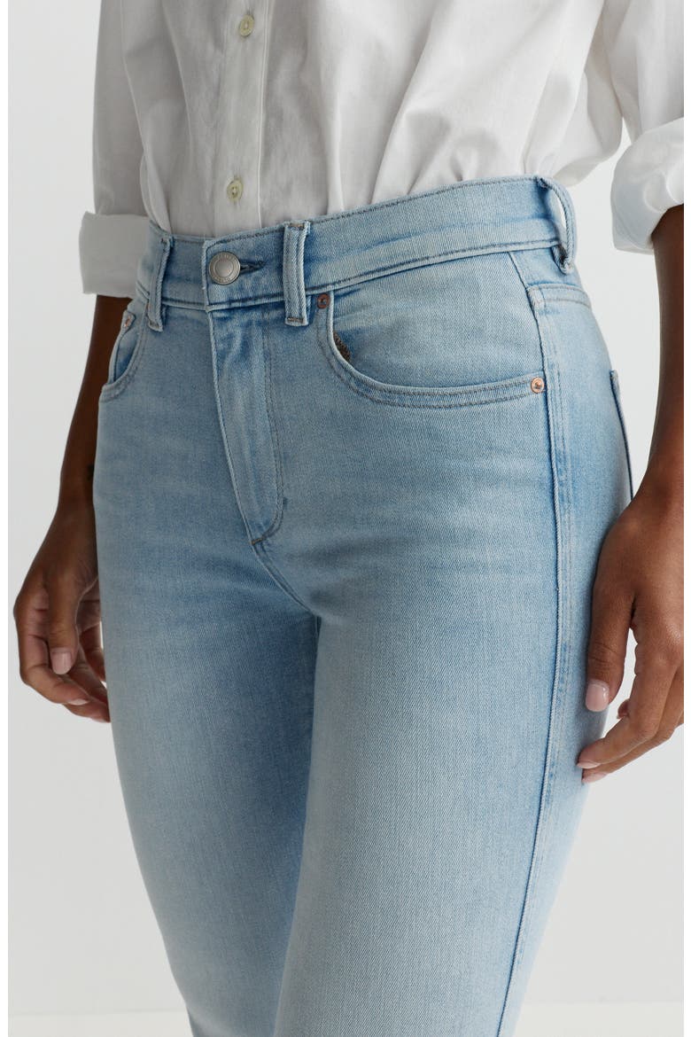 Mara Instasculpt™ Mid Rise Ankle Straight Leg Jeans, Alternate, color, OCEAN