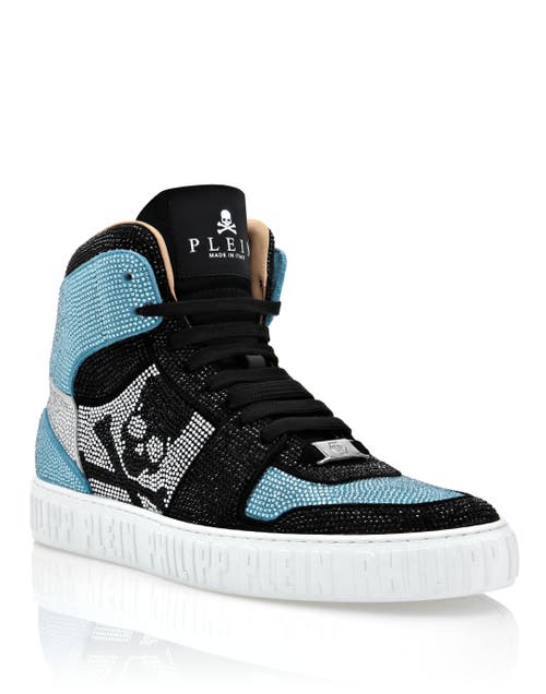 Philipp Plein Hi-top Sneakers Notorious Crystal Skull With Crystals Unisex