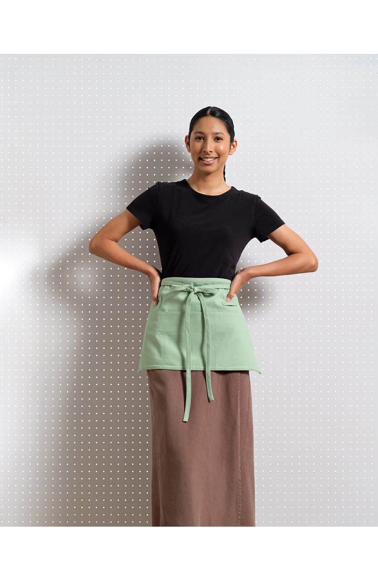 Meema Waist Apron, Main, color, Twill Sage Green