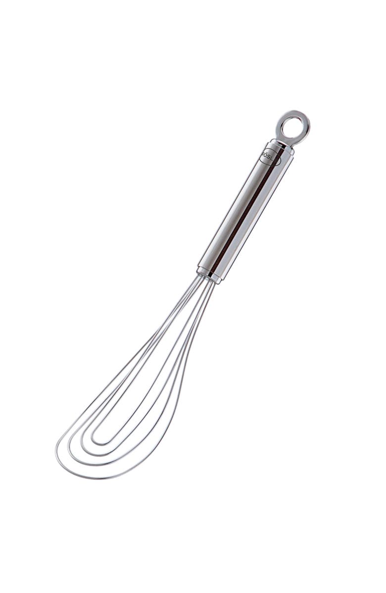 Rosle Stainless Steel Flat Whisk, 10.6 Inch, Main, color, Silver