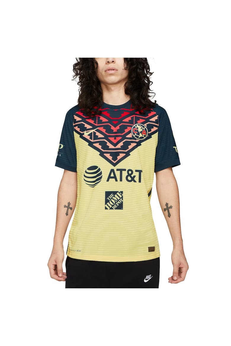 Men's Nike Yellow Club America 2021/22 Home Vapor Match Authentic Jersey, Main, color, Yellow