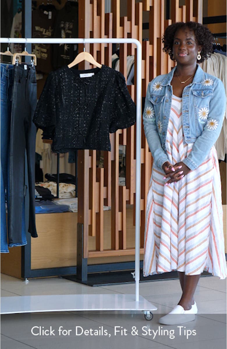 Puff Sleeve Tweed Jacket, sales video thumbnail