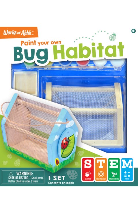 Bug Habitat Wood Craft & Paint Kit