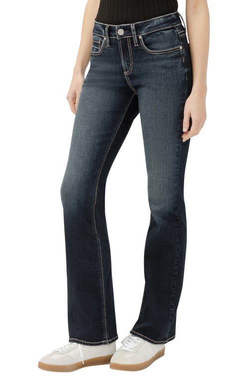 Silver Jeans Co. Suki Curvy Mid Rise Slim Bootcut Jeans