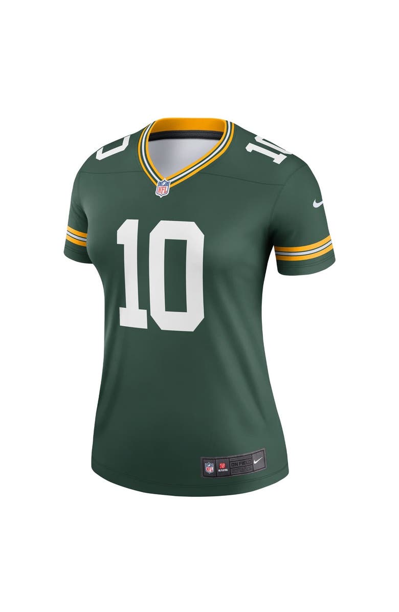 Nike Women's Nike Jordan Love  Green Green Bay Packers  Legend Player Performance Top, Alternate, color, 
