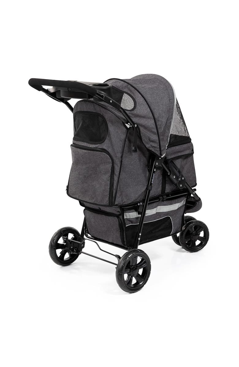 Edupet Pet Stroller in Grey & Black, 55 lb Capacity, Alternate, color, Multicolored