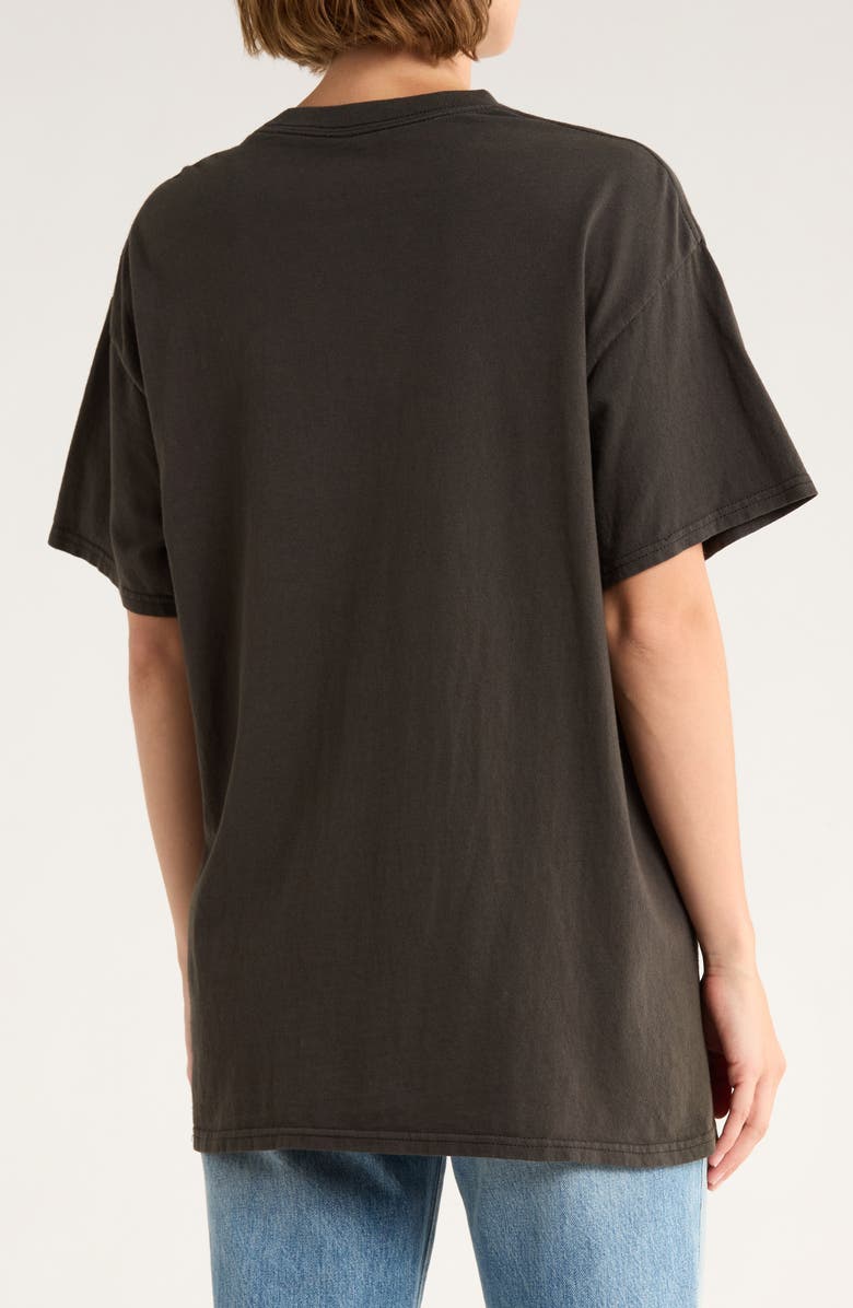 Merch Traffic No Doubt Flaming Logo Graphic T-Shirt, Alternate, color, Grey Pigment Dye