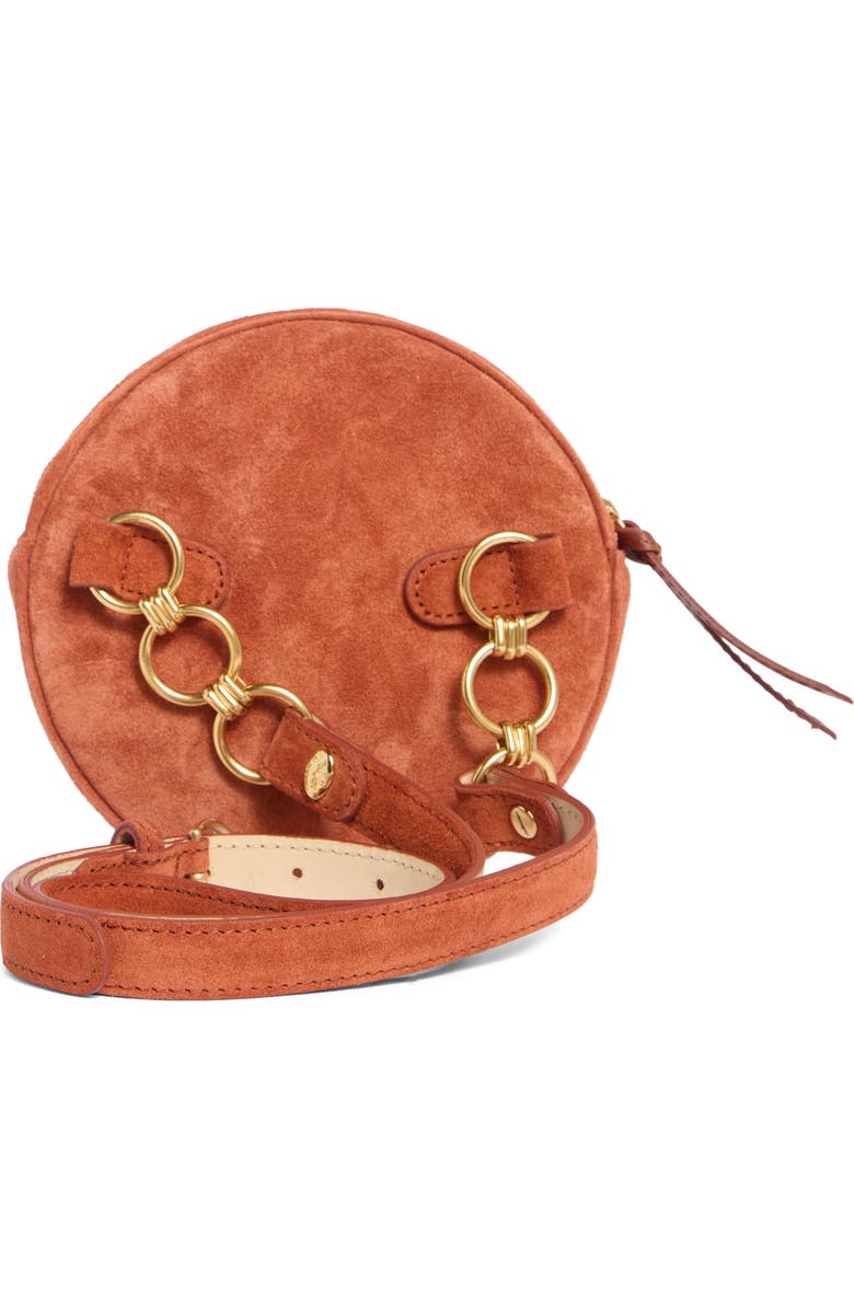 Longchamp Round Belt Bag, Alternate, color, Cognac