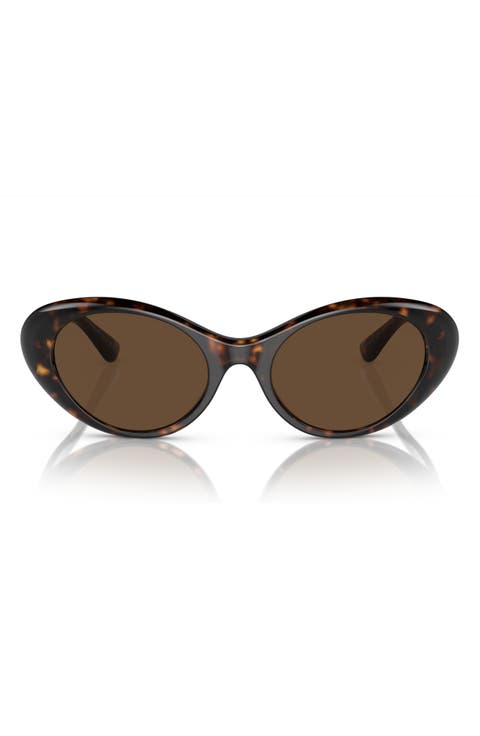 53mm Oval Sunglasses