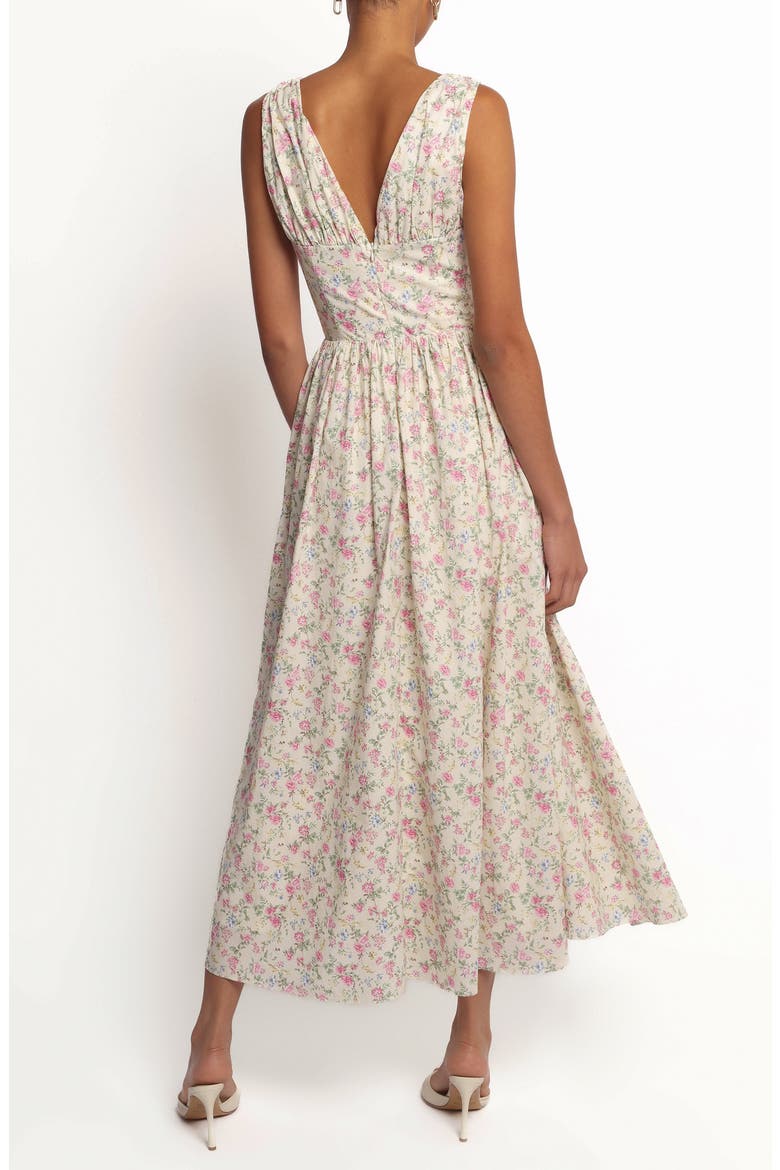 Veda Floral Print Sleeveless Maxi Dress, Alternate, color, PINK