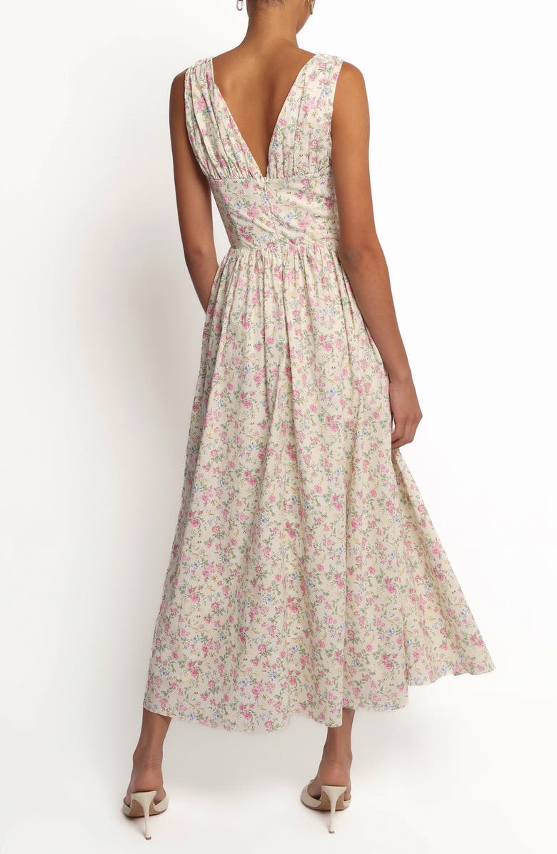 Petal & Pup Veda Floral Print Sleeveless Maxi Dress, Alternate, color, Pink