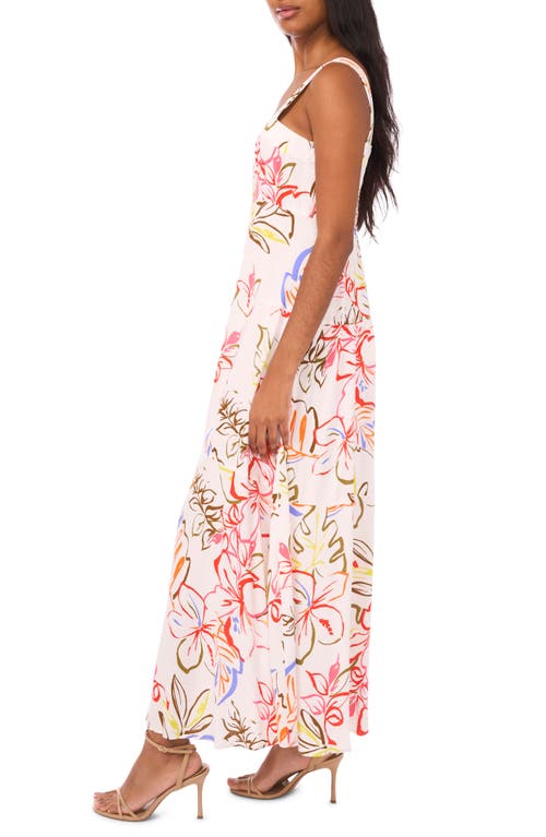 Halogen ® Challis Smocked Sundress In White