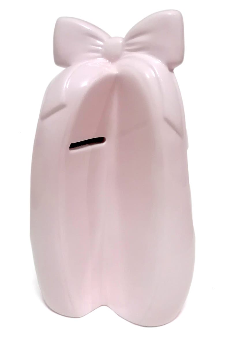 Ballerina Slippers Ceramic Bank, Alternate, color, LIGHT PINK