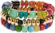 NORDSTROM RACK 3-Pack Assorted Beaded Bracelet Set