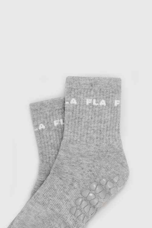 Fraise Steel Sport Grip Socks In Gray