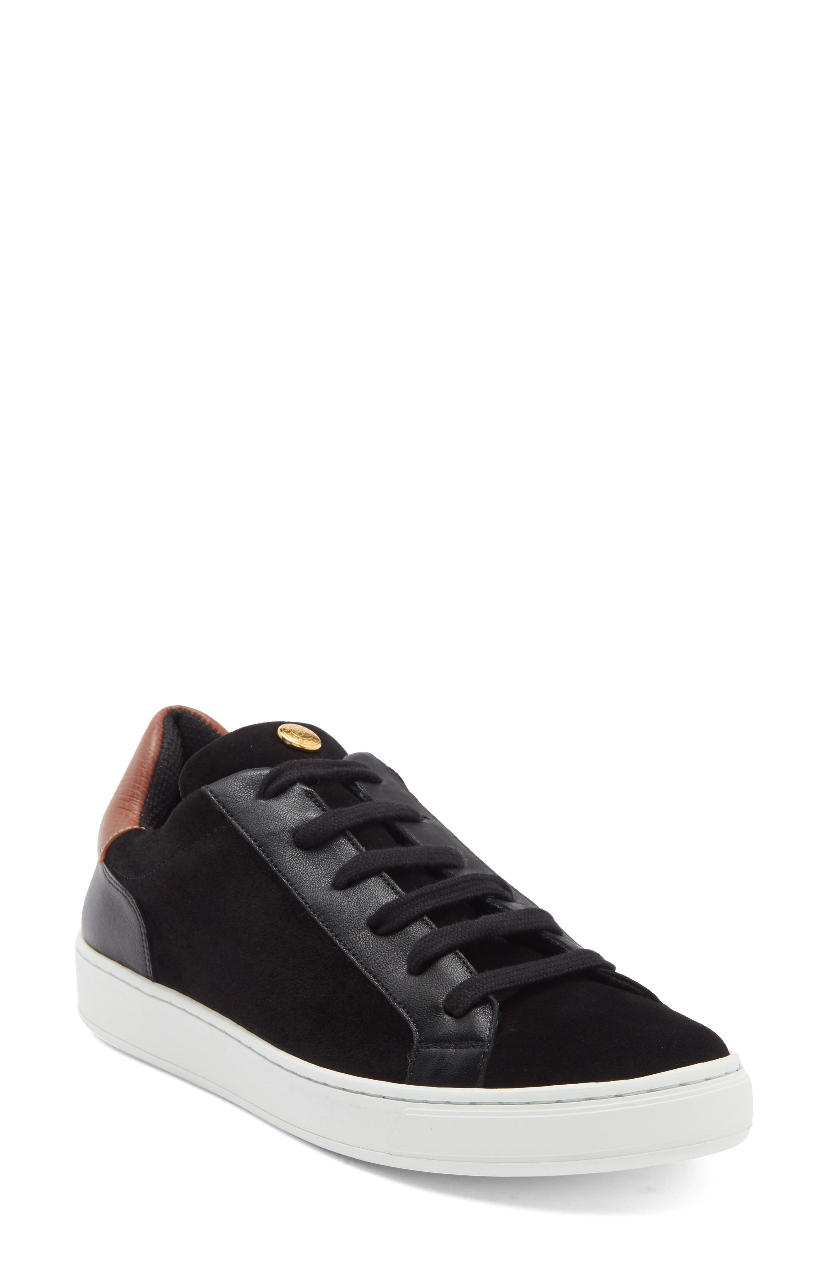 Longchamp Heel Patch Low Top Sneaker, Main, color, 
