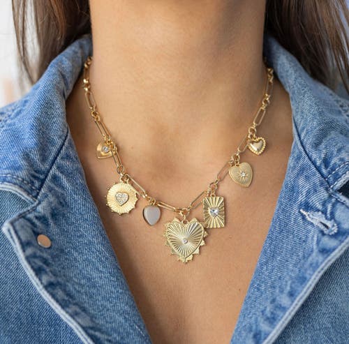 Erin Mcdermott Jewelry Lucky Charm Necklace In Gold