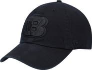 '47 Men's '47 Black Cincinnati Bengals Team Tonal Clean Up Adjustable Hat