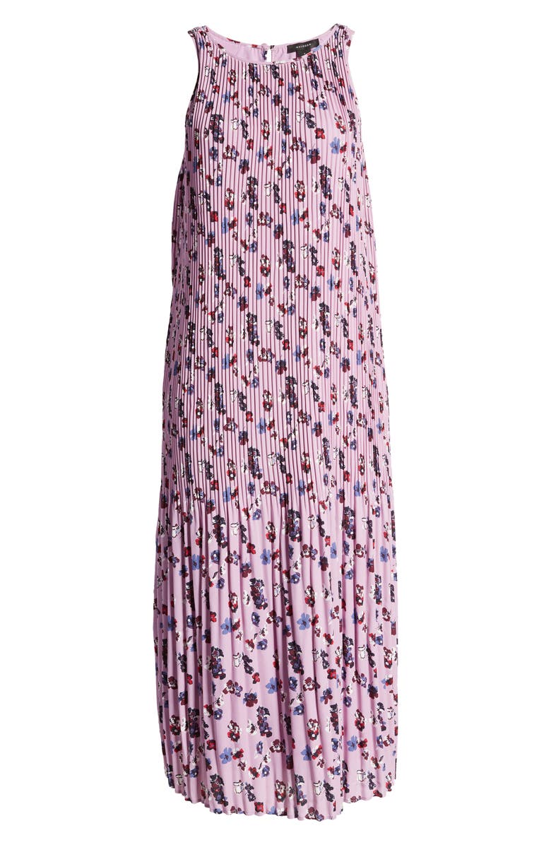 Halogen<sup>®</sup> Sleeveless Pleated Dress, Alternate, color,