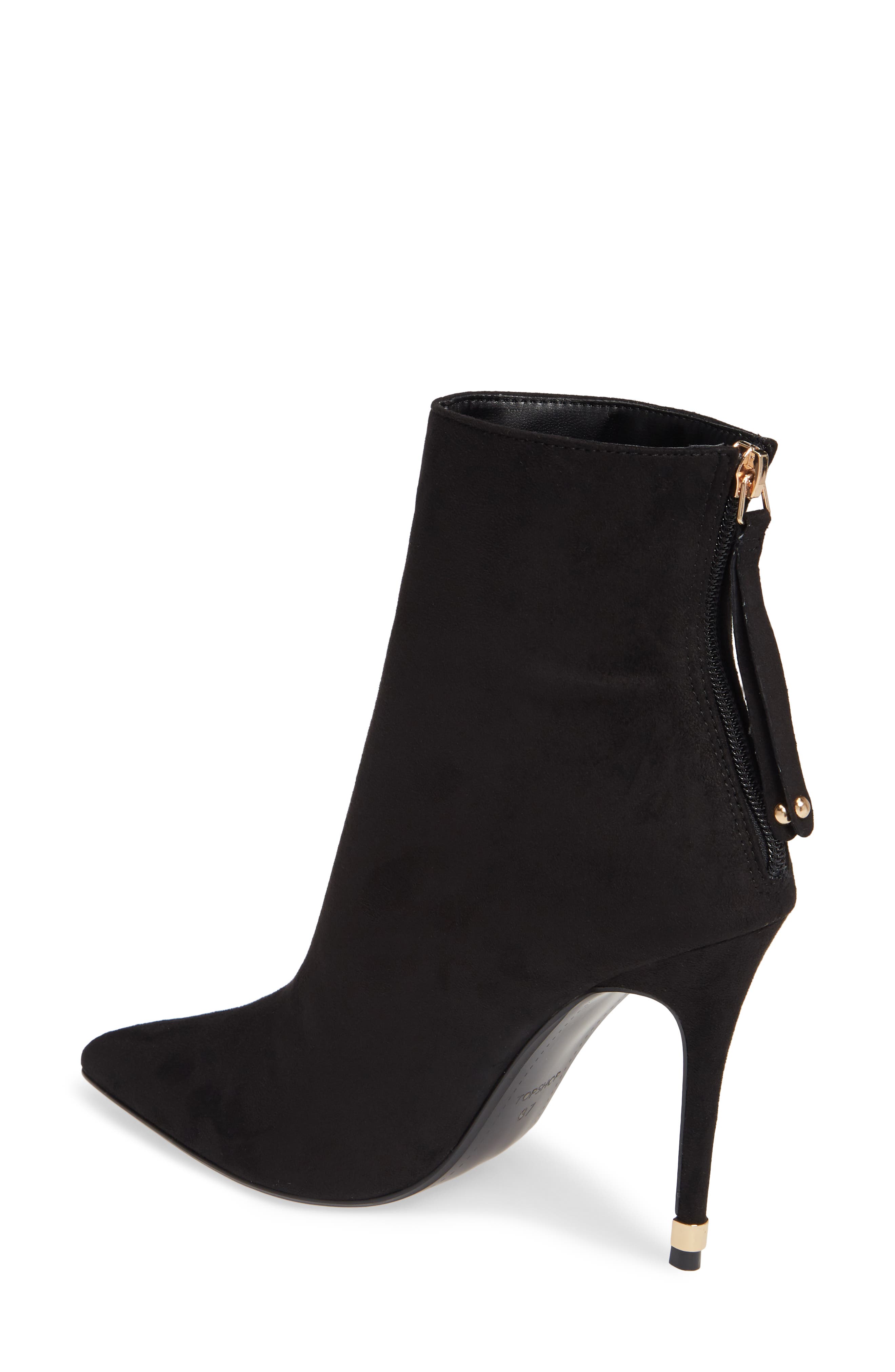 Ella Heeled Bootie, Alternate, color, BLACK