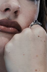 Disturbia Querida Sterling Silver Dragon Ring