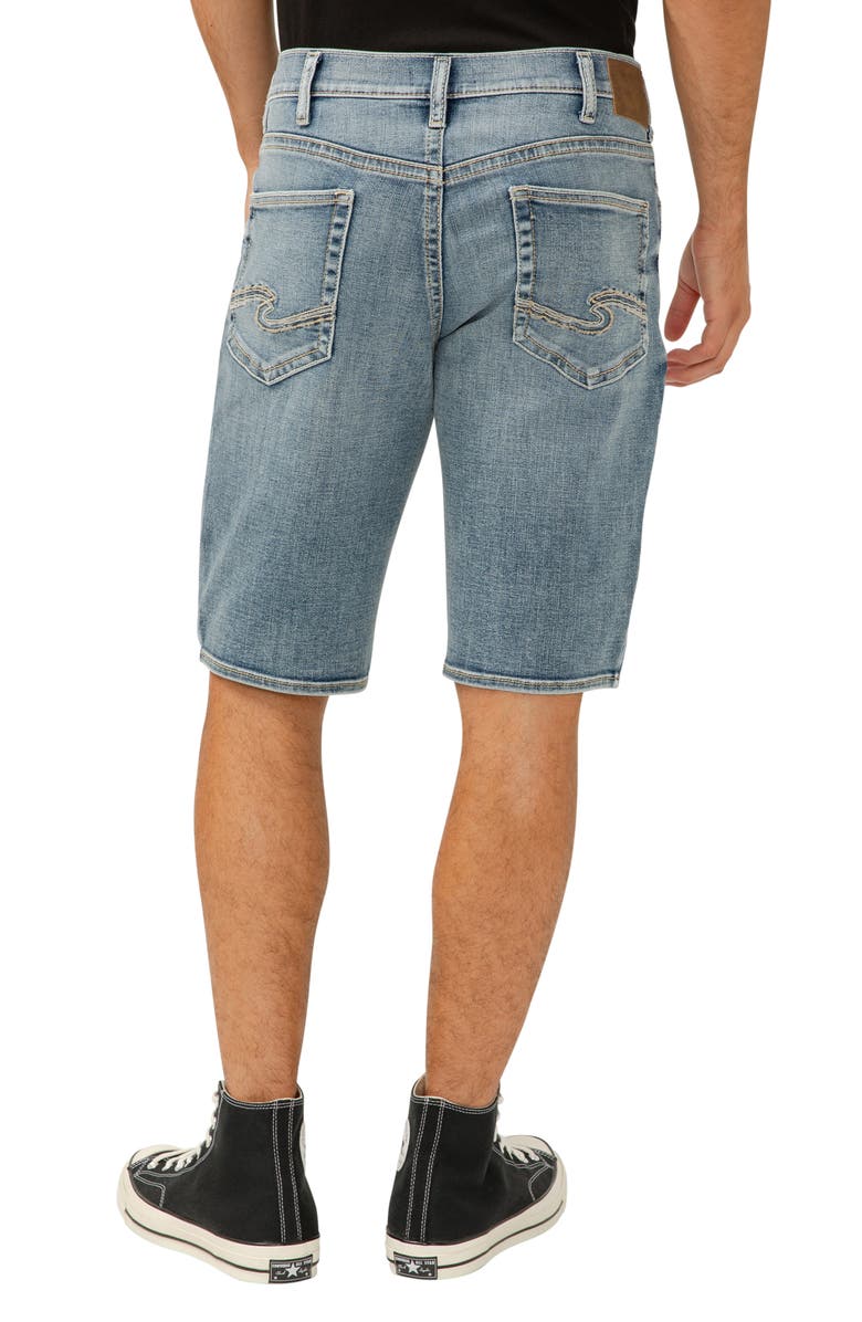 Silver Jeans Co. Zac Relaxed Fit Denim Shorts, Alternate, color, Indigo