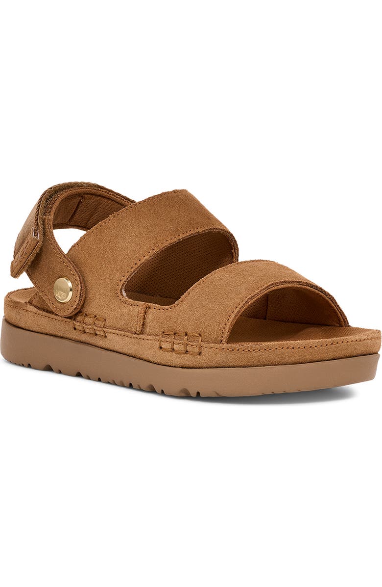 UGG<sup>®</sup> Kids' Goldenstar Glide Platform Sandal, Main, color,