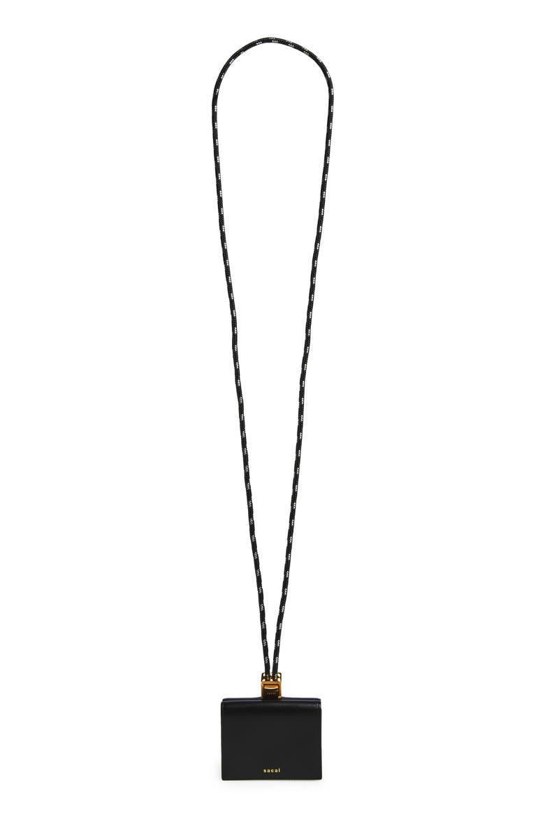 Loop Tie Leather Trifold Wallet (Women) | Nordstrom
