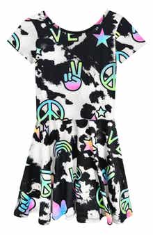 PixieLane Kids' Peace Skater Dress