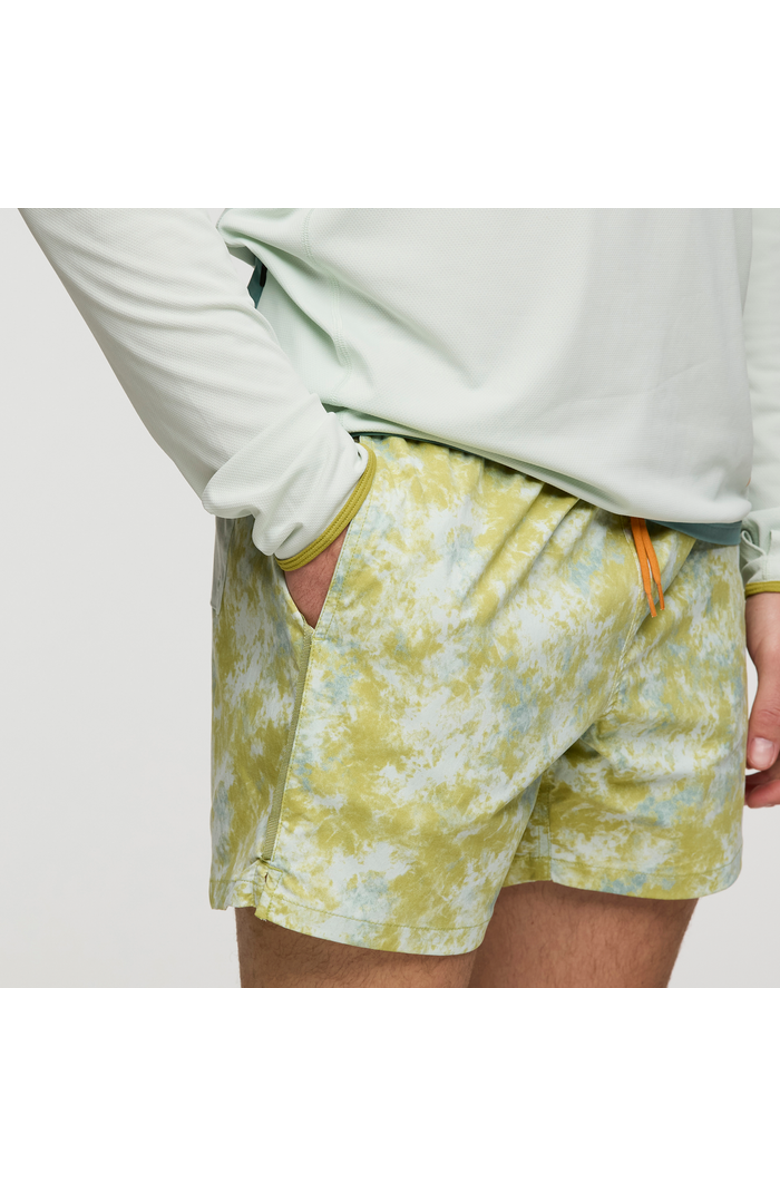 Cotopaxi Brinco 5" Short - Print - Men's, Alternate, color, Galactic Lemongrass