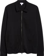 Sunspel Merino Wool Zip Cardigan