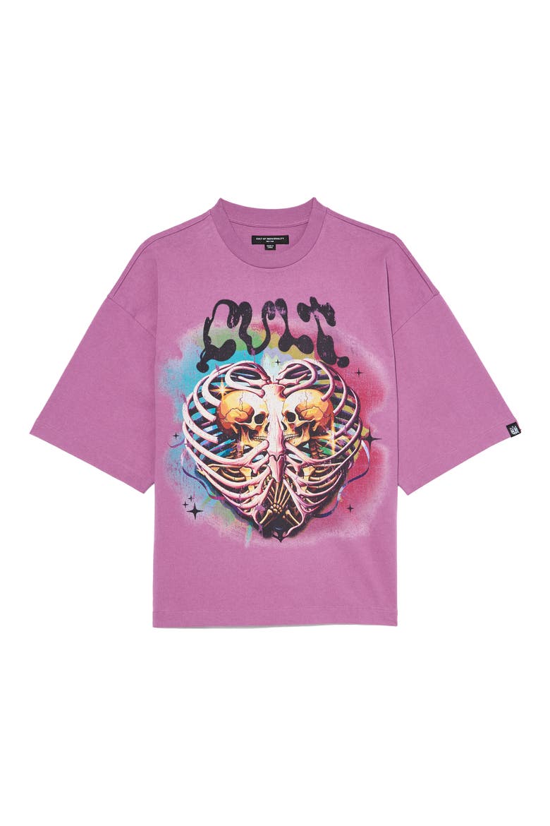 Crewneck Graphic T-Shirt, Alternate, color, DUSTY LAVENDER