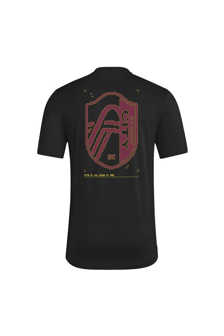 Men's adidas  Black St. Louis CITY SC 2026 Anthem AEROREADY Pregame T-Shirt, Alternate, color, Black