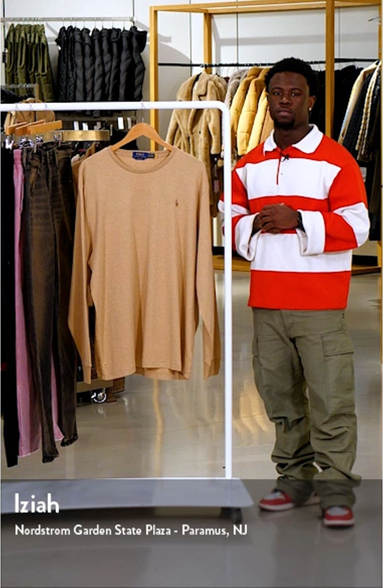 Soft Touch Long Sleeve Cotton T-Shirt, sales video thumbnail