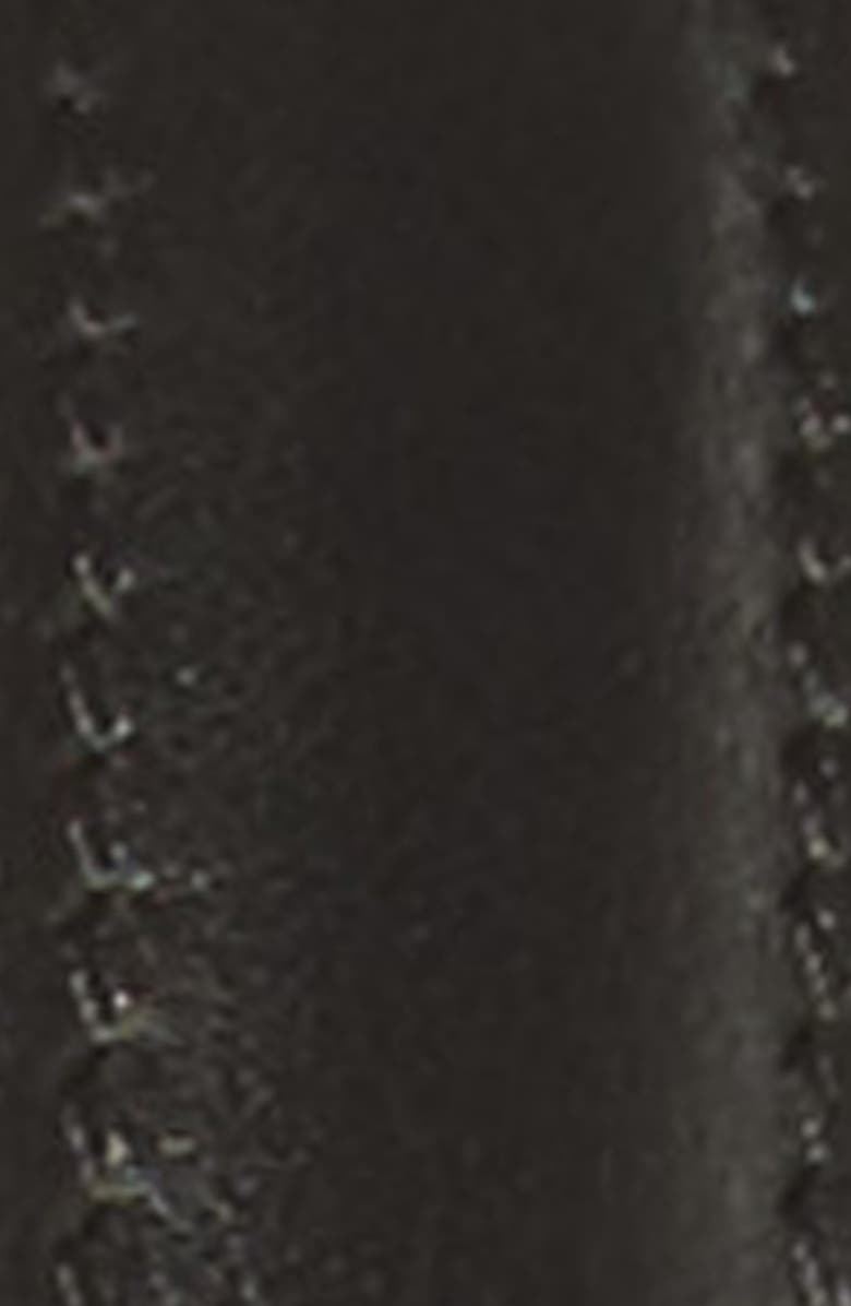 Valentino Garavani Valentino V Rivet Logo Leather Belt, Alternate, color, 