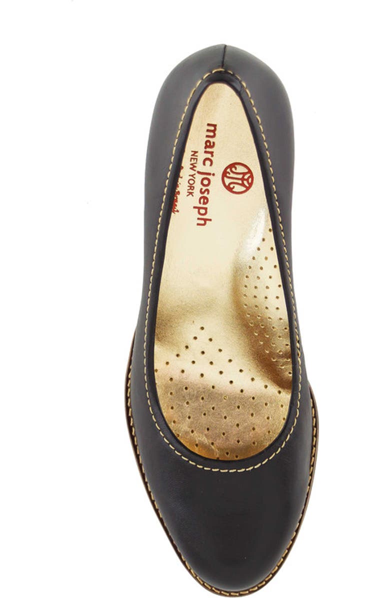 Marc Joseph New York NYC Leather Pump, Alternate, color, Black Napa