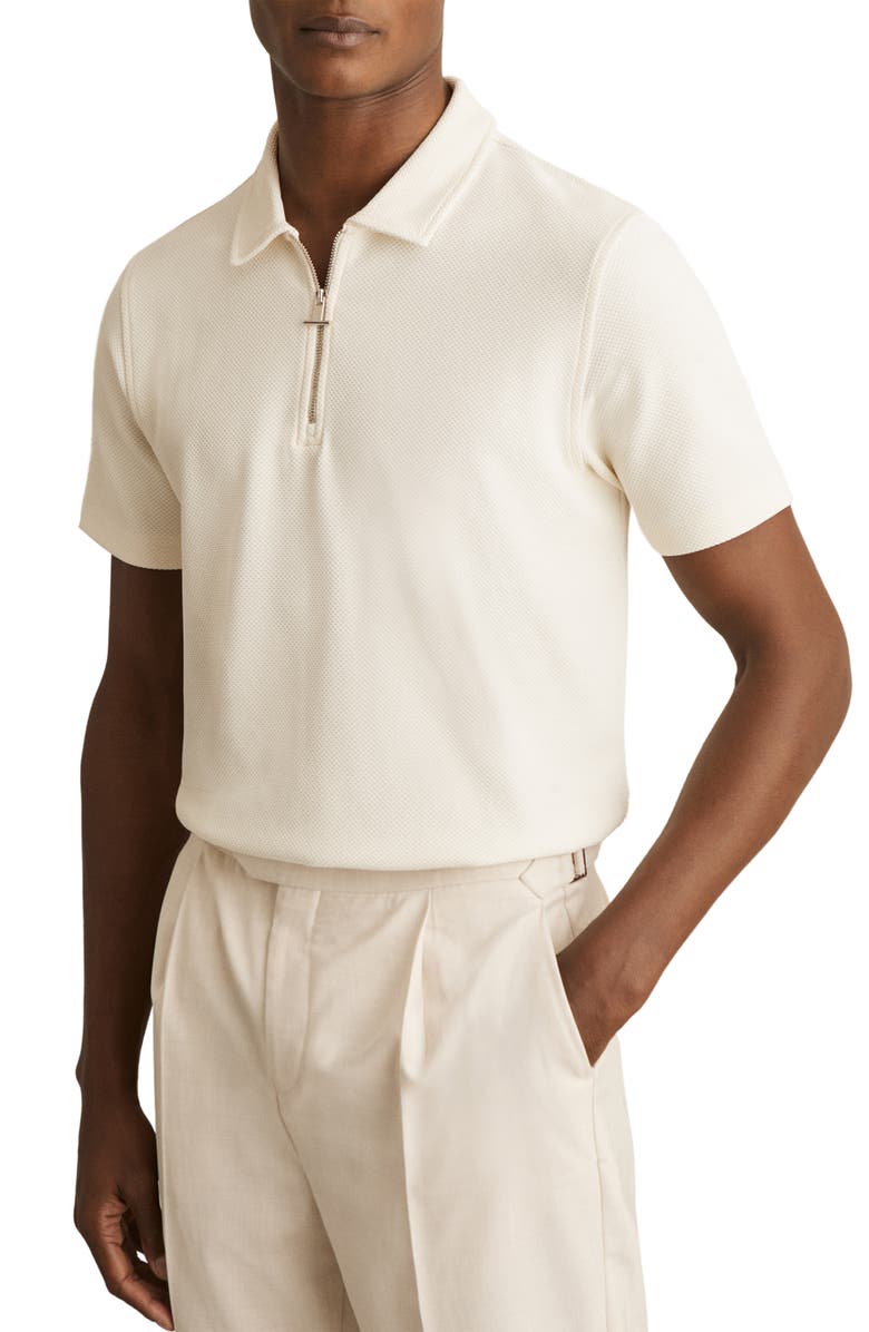 Reiss Albany Zip Polo, Main, color, 