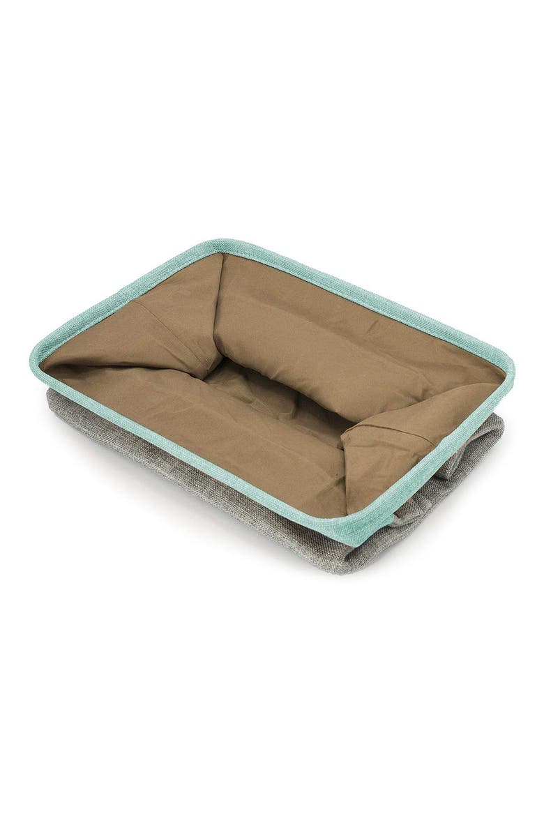 Teal Twill Storage Basket - Set of 3, Alternate, color, TEAL