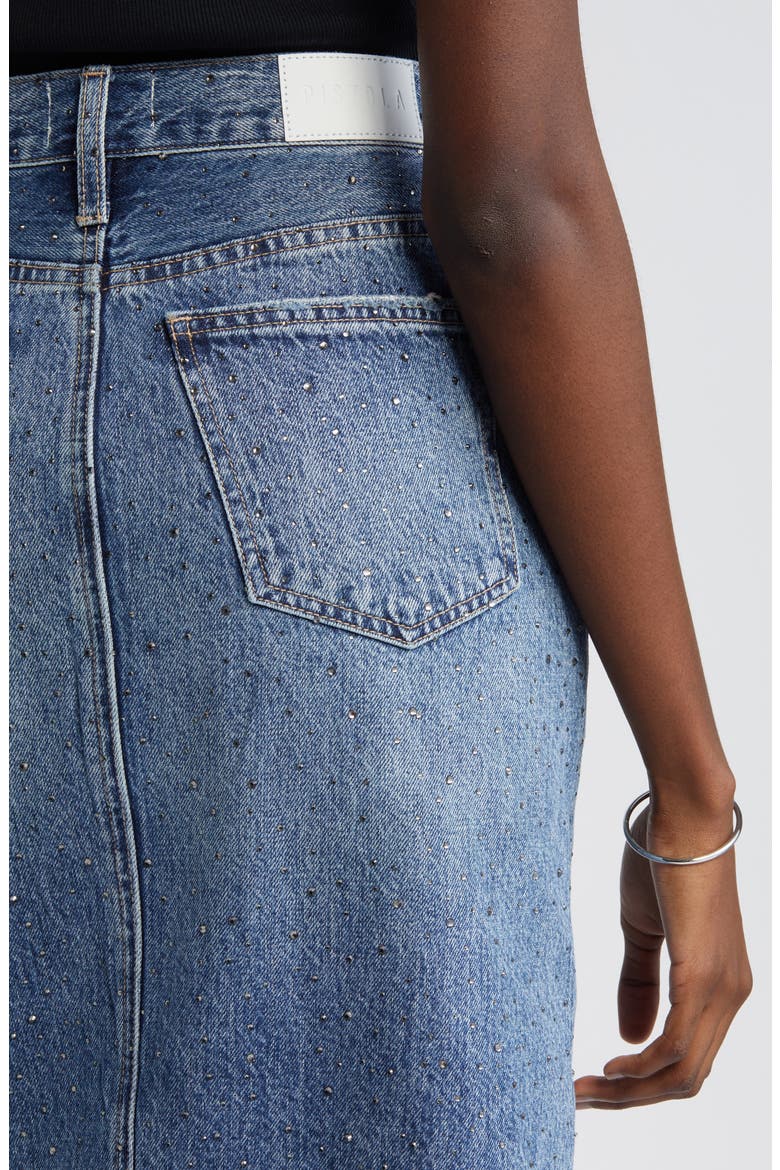 Alice Denim Maxi Skirt, Alternate, color, ILLUMINATING