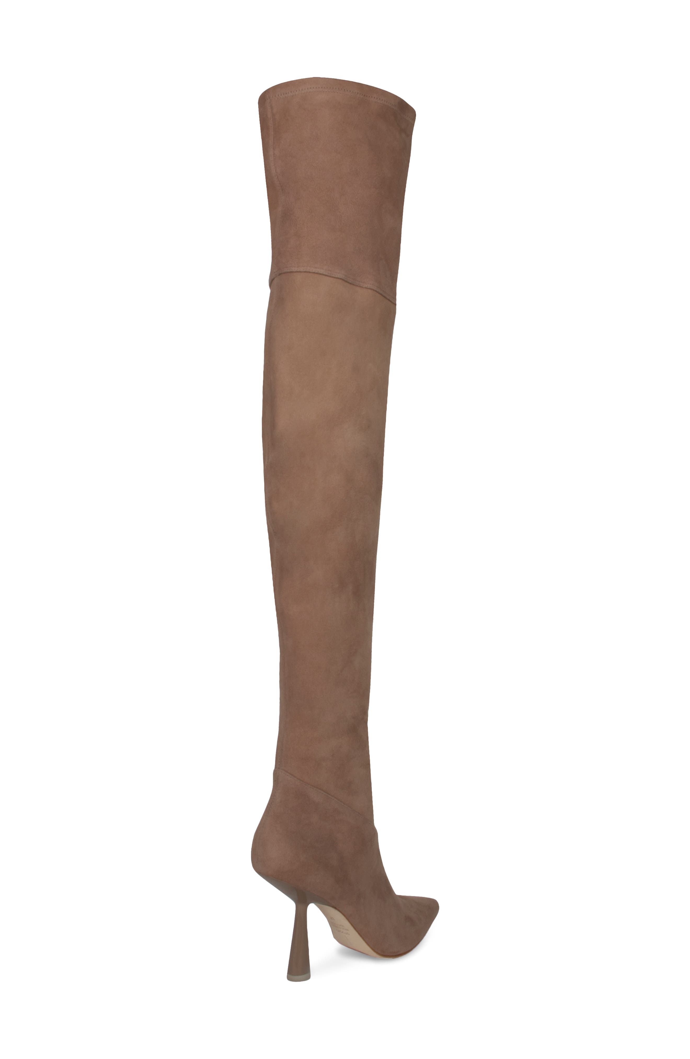 BLACK SUEDE STUDIO Jasmine Over the Knee Boot, Alternate, color, Fendi Suede