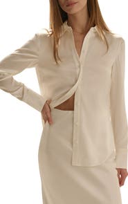 Favorite Daughter The Bailey Silk Blend Shirt
