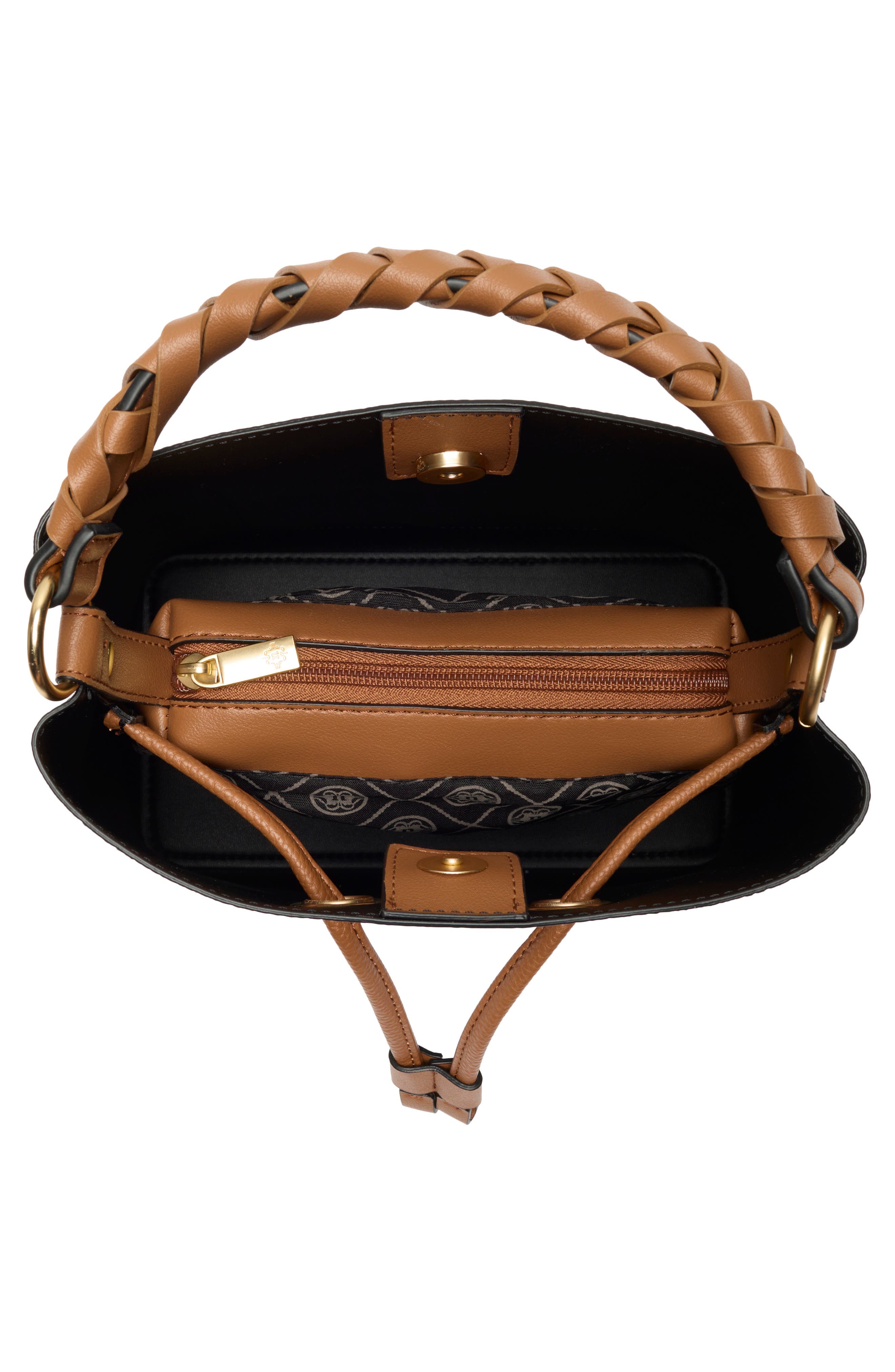 Nanette Lepore Faux Leather Bucket Bag, Alternate, color, 