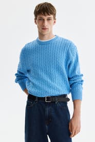 H&M Regular-fit cable-knit sweater