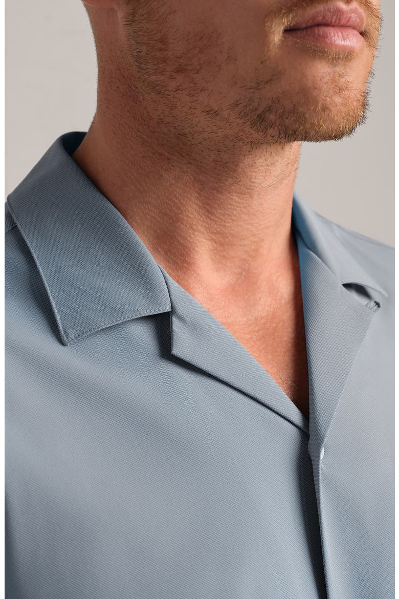 State of Mind Performance Camp Shirt, Alternate, color, BLUE STONE OXFORD