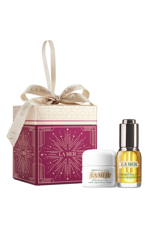 The Glowing Indulgence Moisturizer & Renewal Oil Gift Set Duo $250 Value