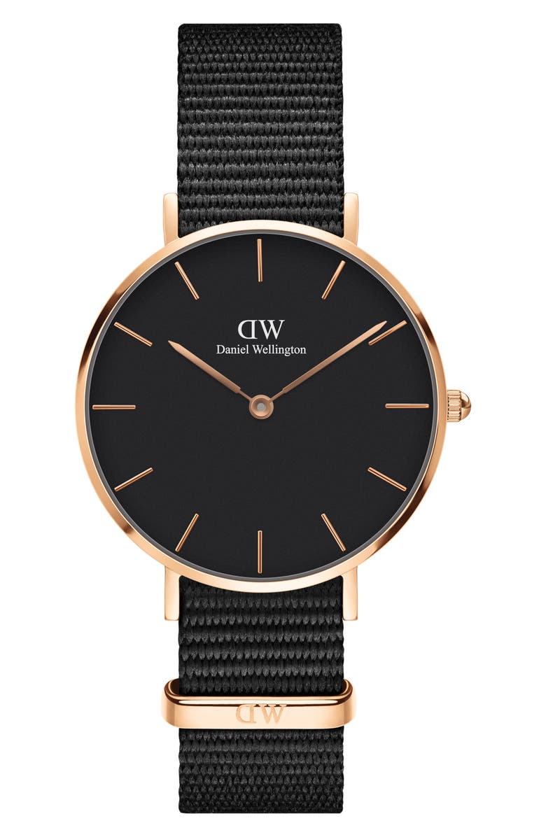 Daniel Wellington Classic Petite NATO Strap Watch, 32mm, Main, color,