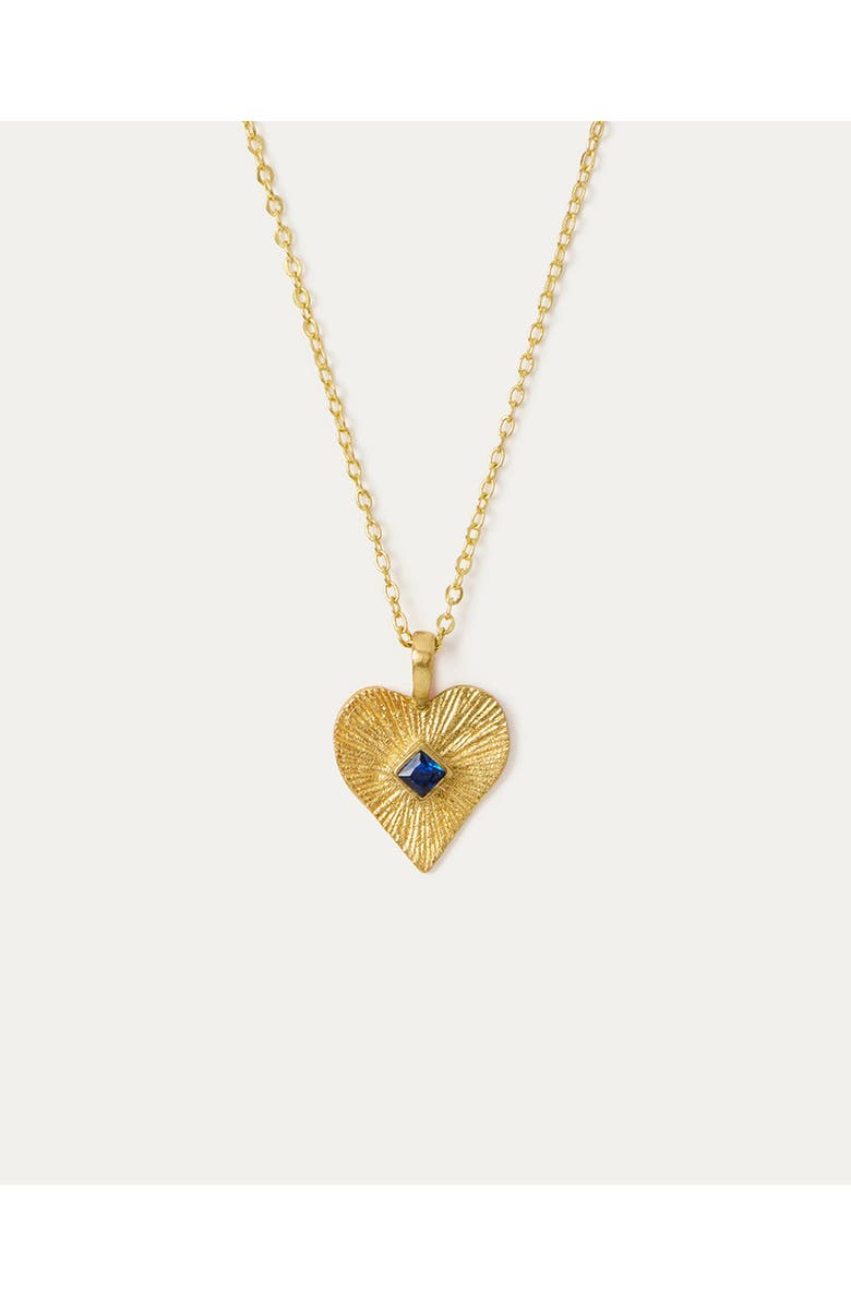 Ottoman Hands Golden Heart Pendant Necklace, Main, color, Gold