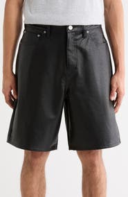 PacSun Faux Leather Baggy Shorts
