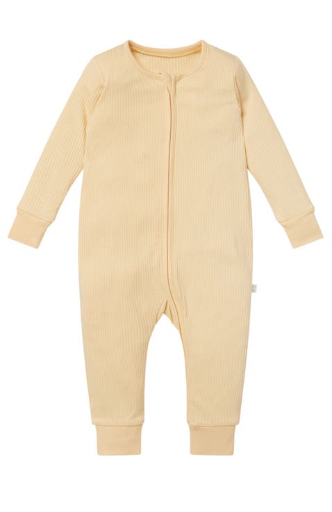 Ribbed Two Way Zip-Up Sleepsuit (Baby)