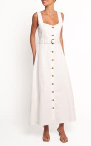 Petal & Pup Jennings Sleeveless Cotton Twill Dress